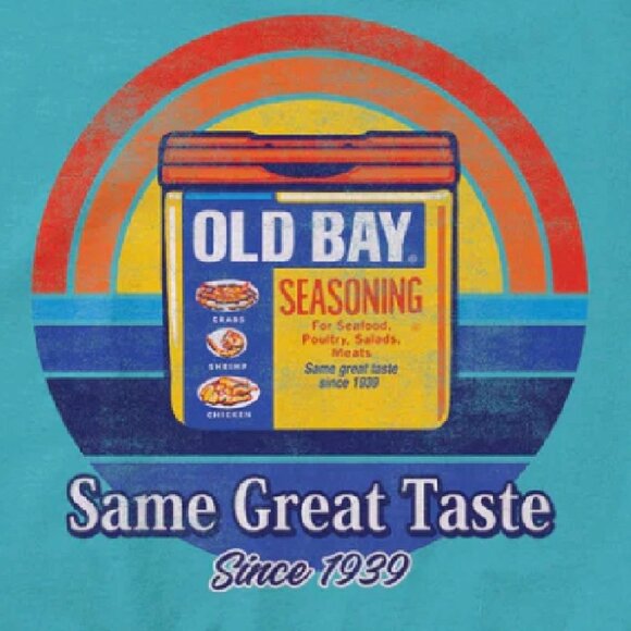 Old Bay Sunrise Since 1939 Short Sleeve T-Shirt - NEW Fast Ship - Picture 3 of 7